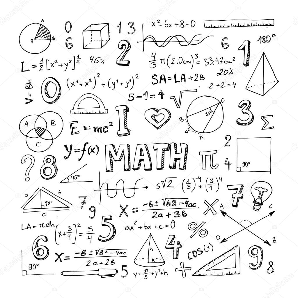 set of math symbols