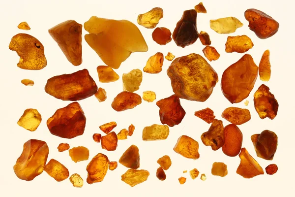 Amber in different colors — Stock Photo, Image