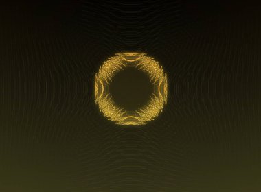 Turuncu çemberli basit arkaplan