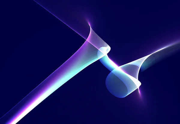 Abstract simple digital background with light waves — Stockfoto