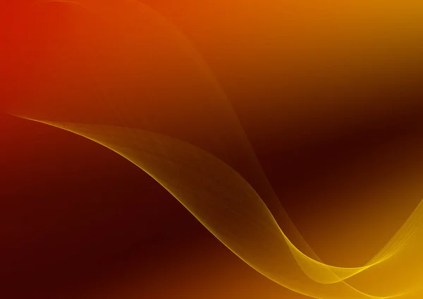 Abstract simple background with orange yellow waves
