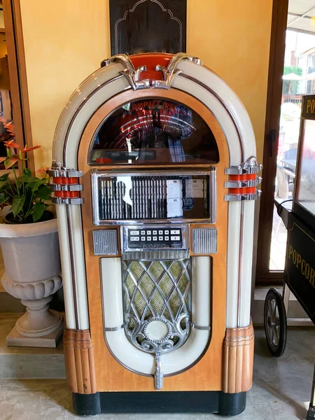 Jukebox in the old restaurant
