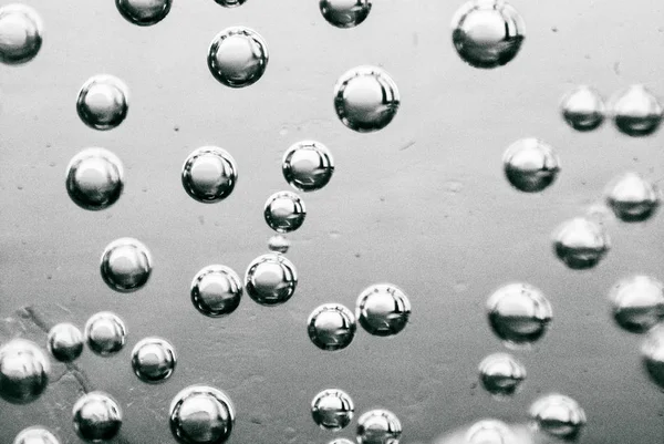 Макрос фото бульбашки — стокове фото