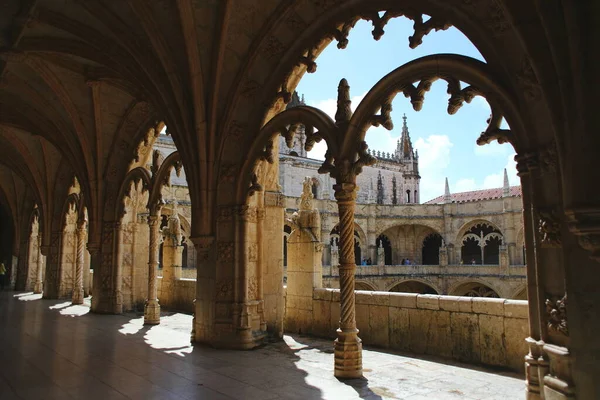 Monastère Jeronimos Célèbre Monument Lisbonne Belem Dans Style Manuelino Portugal — Photo