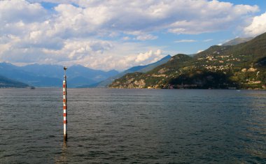 Bellagio, İtalya - 13 Ağustos 2013: Bellagio Gölü, İtalya