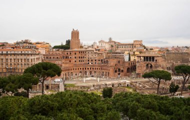 Roma, İtalya - 3 Ocak 2008: Roma Forumlarına Bakış