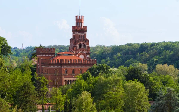 Crespi DAdda, Italy - 11 June 2013：View of Crespi DAdda, worker village Unesco heritage — 图库照片