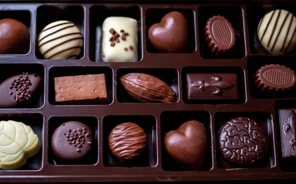 Läcker Stilleben Perfekt Komfort Mat Choklad — Stockfoto