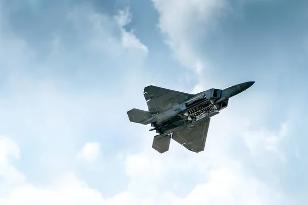 Fighter Jet Does Flyover Usa — Stock Photo, Image