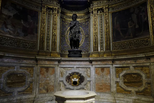 Vista Interior Catedral Siena Uma Igreja Medieval Siena Itália Outubro — Fotografia de Stock