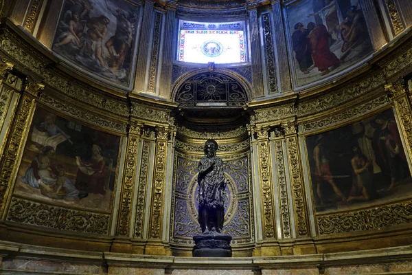Innenansicht Der Kathedrale Von Siena Ist Eine Mittelalterliche Kirche Siena — Stockfoto