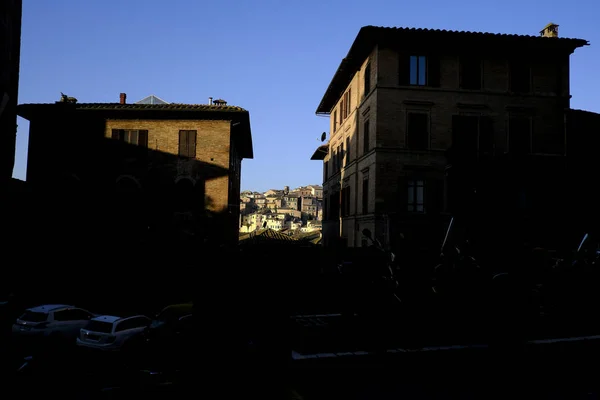 Wnętrze Tradycyjnych Domów Siena Toskania Włochy Października 2019 — Zdjęcie stockowe