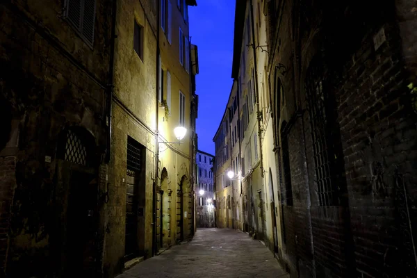 Buitenaanzicht Van Traditionele Huizen Siena Toscane Italië Oktober 2019 — Stockfoto