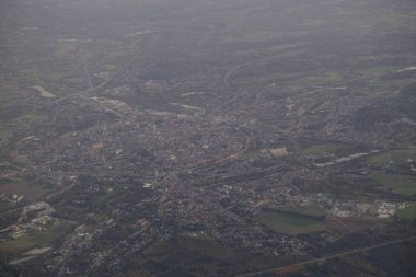 25 Ekim 2019 'da Brüksel, Belçika' nın hava manzarası