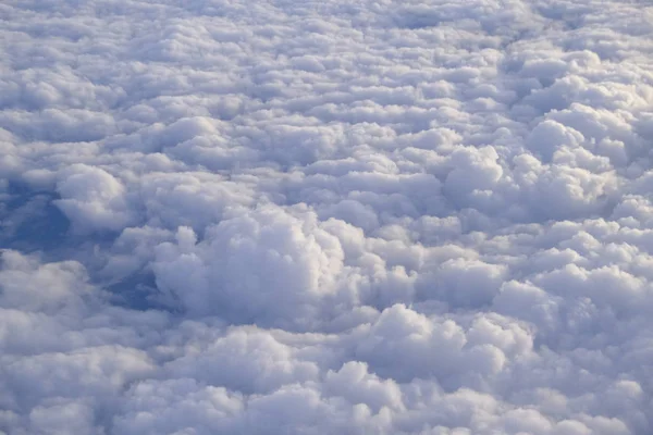 Nuvens Céu Vista Avião — Fotografia de Stock