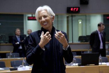 AB Eurogroup Maliye bakanları Brüksel ve Belçika'da bir araya geldi.