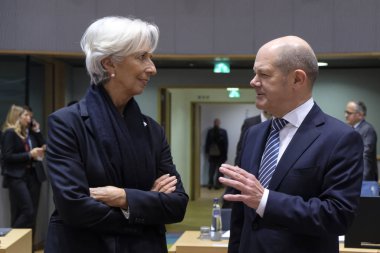 AB Eurogroup Maliye bakanları Brüksel ve Belçika'da bir araya geldi.