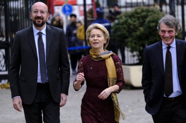Brüksel 'deki Lizbon Anlaşması' nın 10. yıldönümü için tören