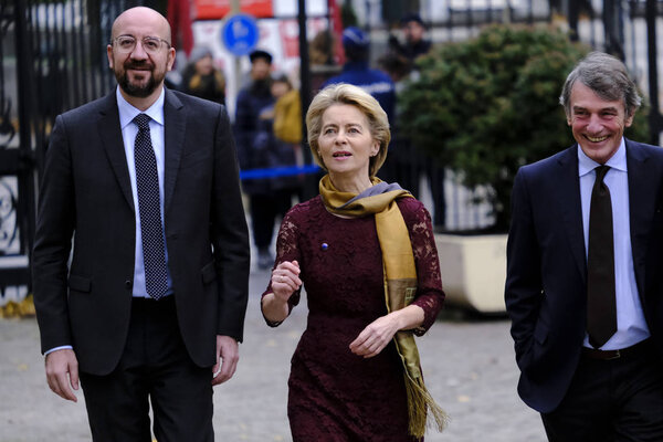 Ceremony for the 10th anniversary of the Lisbon Treaty in Brusse