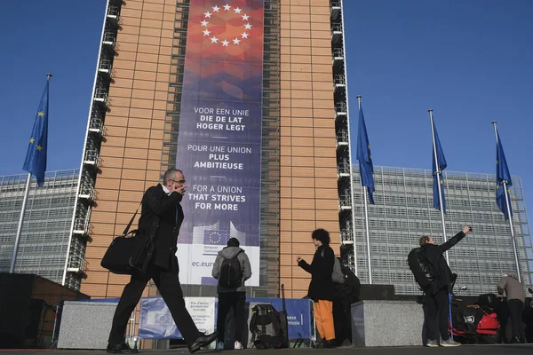 Oficjalna ceremonia przekazania prezydencji Komisji Europejskiej w — Zdjęcie stockowe