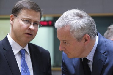 AB Eurogroup Maliye bakanları Brüksel ve Belçika'da bir araya geldi.