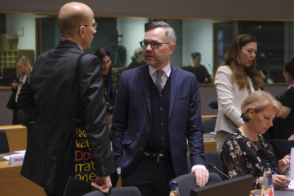 Совет ЕС по общим делам в Брюсселе, Бельгия
