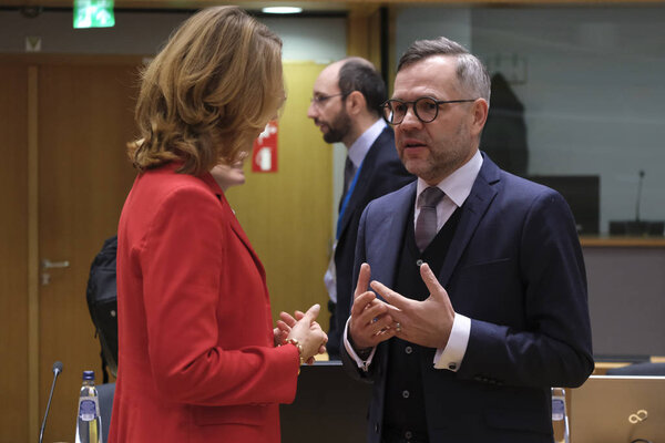 Совет ЕС по общим делам в Брюсселе, Бельгия
