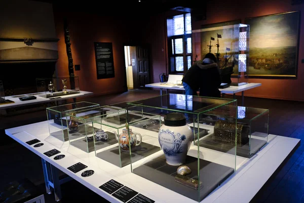 Visitors Take Tour Gruuthusemuseum Which Museum Applied Arts Bruges Located — Stock Photo, Image