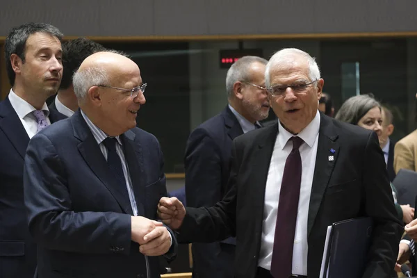 Conversaciones de urgencia sobre Irán en la reunión del Consejo de Ministros de Asuntos Exteriores de la UE — Foto de Stock