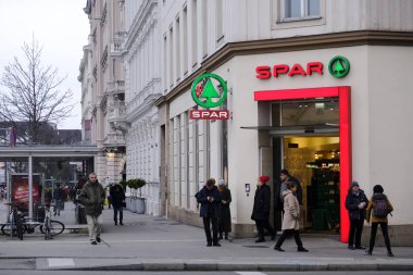 Avusturya, Viyana 'da 22 Aralık 2019' da bir spor mağazası..