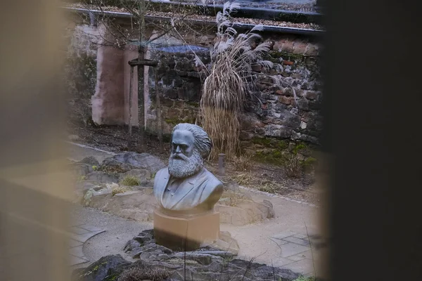 Utsikt Över Karl Marx Födelseort Trier Tyskland Den Januari 2019 — Stockfoto