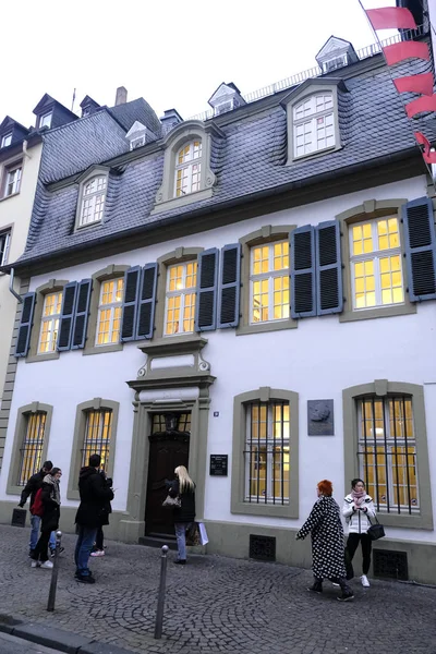 Exterior View Birthplace Karl Marx Karl Marx Museum Trier Germany — 스톡 사진