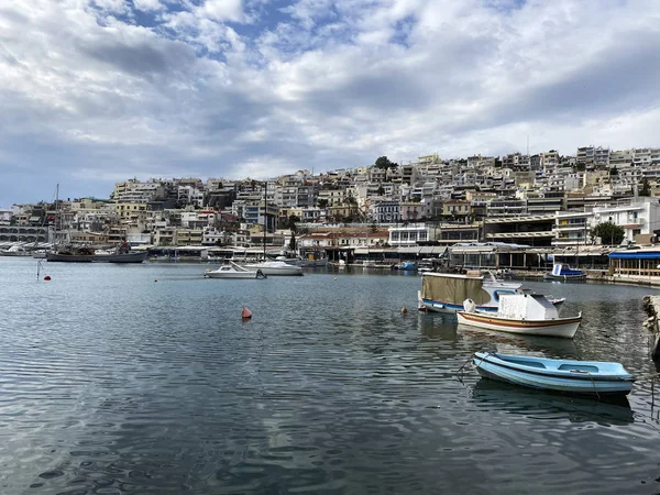 Barcos Pesca Puerto Pireo Grecia Enero 2020 —  Fotos de Stock