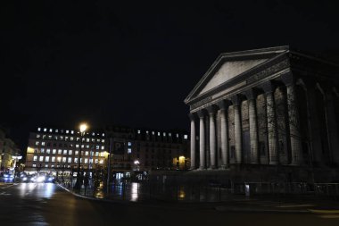 17 Aralık 2019 'da Paris, Fransa' daki Madeleine Kilisesi 'nin Görüşleri