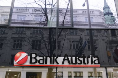 Avusturya Bankası 'nın Viyana şehrindeki bir şubesi, 22 Aralık 2019.