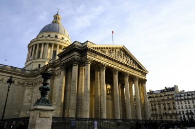 Pantheon 'un Paris' teki dış görünüşü, 18 Aralık 2019.