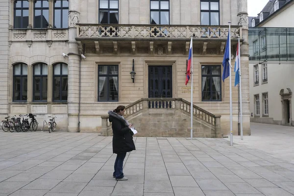 Ocak 2020 Lüksemburg Daki Milletvekilleri Meclisi Nin Builiding — Stok fotoğraf