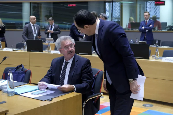 Consejo de Asuntos Exteriores de la UE en Bruselas, Bélgica — Foto de Stock