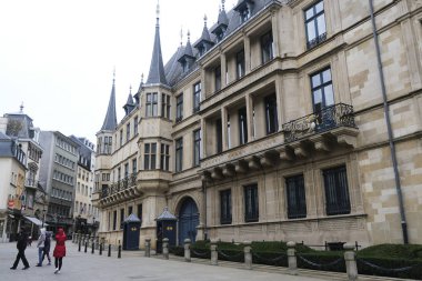 12 Ocak 2020 'de Lüksemburg' daki Milletvekilleri Meclisi 'nin Builiding' i