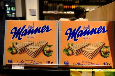 Manner Concept Store in Central Viyana, Avusturya 23 Aralık 2019