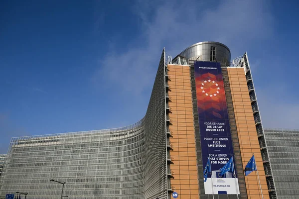 Βρυξέλλες Βέλγιο Ιανουαρίου 2019 Έδρα Της Ευρωπαϊκής Επιτροπής — Φωτογραφία Αρχείου