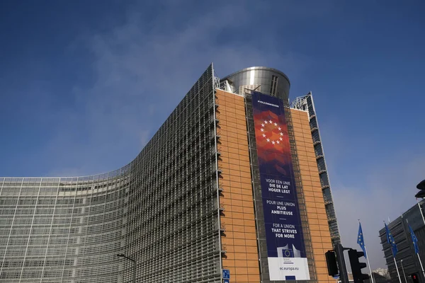 Βρυξέλλες Βέλγιο Ιανουαρίου 2019 Έδρα Της Ευρωπαϊκής Επιτροπής — Φωτογραφία Αρχείου