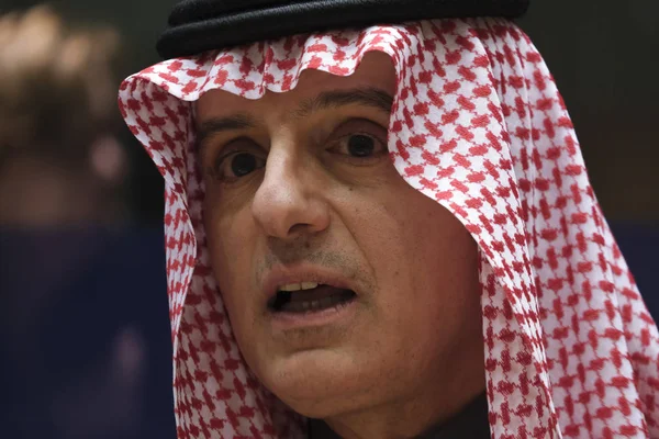 Государственный министр иностранных дел Саудовской Аравии Адель бин Ахмед аль-Джу — стоковое фото