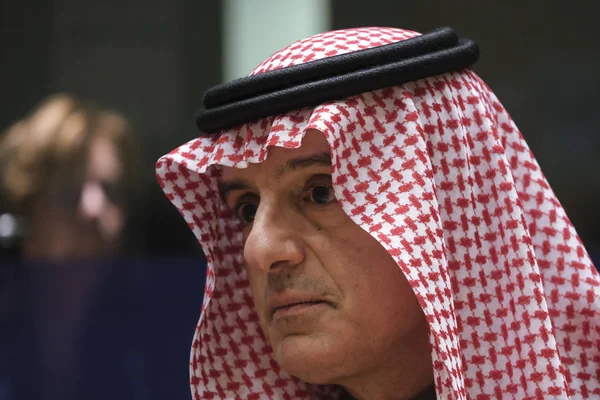 Saudi Staatsminister für auswärtige Angelegenheiten adel bin ahmed al-ju — Stockfoto