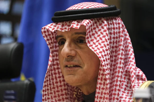 Saudi Minister of State for Foreign Affairs Adel Bin Ahmed Al-Ju — Stock Photo, Image