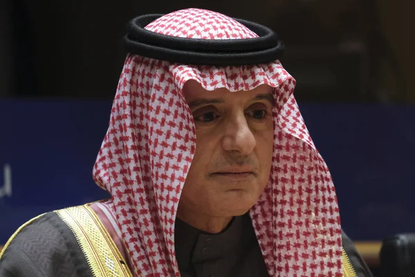 Saudi Minister of State for Foreign Affairs Adel Bin Ahmed Al-Ju — Stock Photo, Image