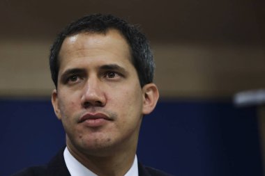 Venezuela muhalefet lideri Juan Guaido Brüksel, Belçika 'da 