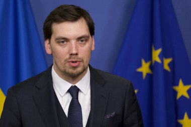 Ukrayna Başbakanı Oleksiy Honcharuk Eu Komisyonu 'nda