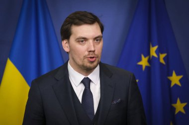 Ukrayna Başbakanı Oleksiy Honcharuk Eu Komisyonu 'nda