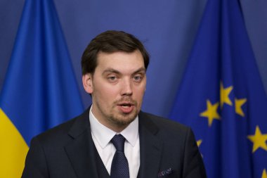 Ukrayna Başbakanı Oleksiy Honcharuk Eu Komisyonu 'nda